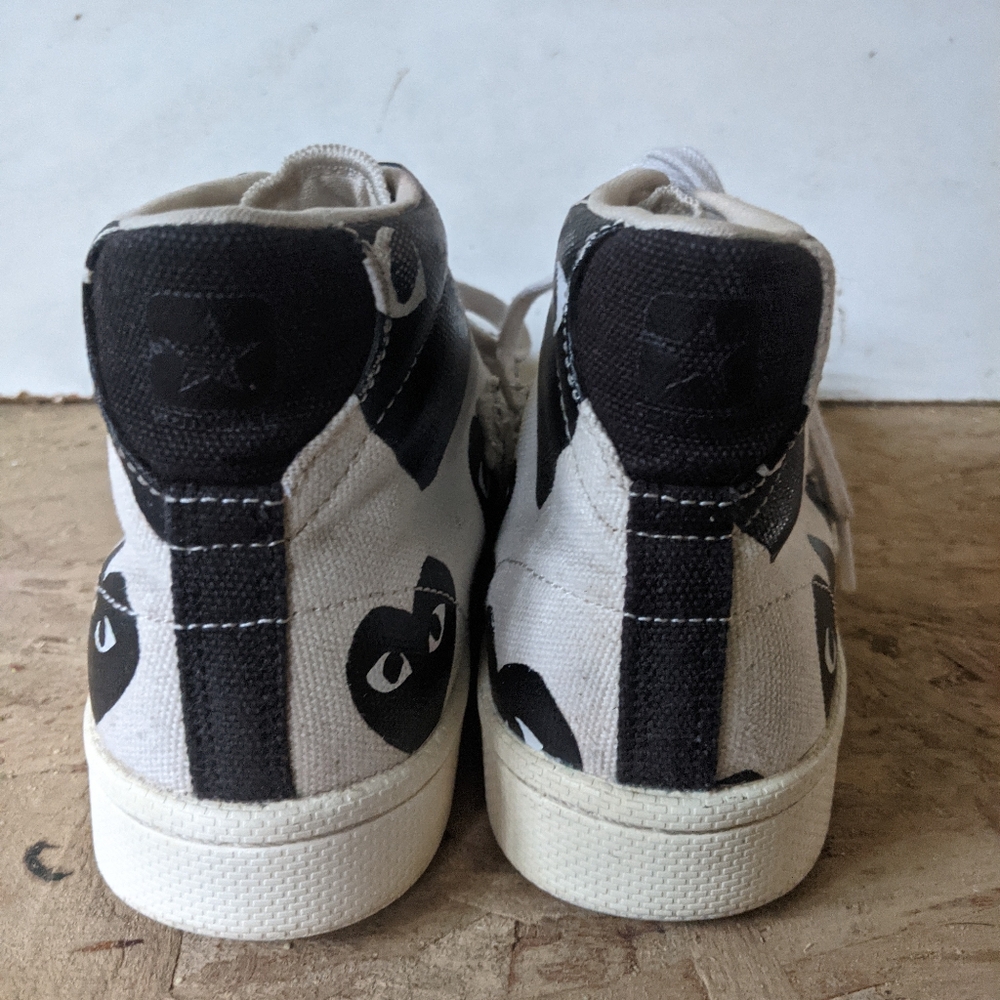 Converse Chuck Taylor All Star Hi x Comme des Garcons Shoes Hearts - Picture 4 of 16